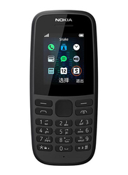 Nokia 105 4MB Black, 4MB RAM, 2G, Dual Sim Mobile Phone