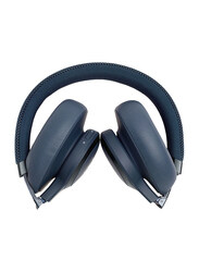 JBL Live 650BTNC Wireless Over-Ear Noise Cancelling Headphones, Blue