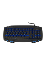 Hama Urage Exodus 300 Illuminate Wired English Gaming Keyboard, Black