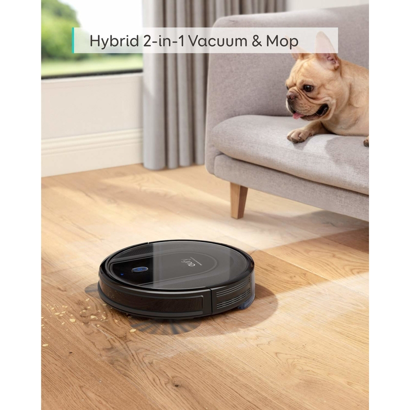 Eufy RoboVac G10 Hybrid Robot Vacuum Cleaner, ANK-T2150K11, Black