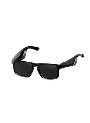 Bose Frames Tenor Polarized Full-Rim Black Sport Sunglasses Unisex with Open Ear Audio Technology, Black Lens, 851340-0100, 55/18/155