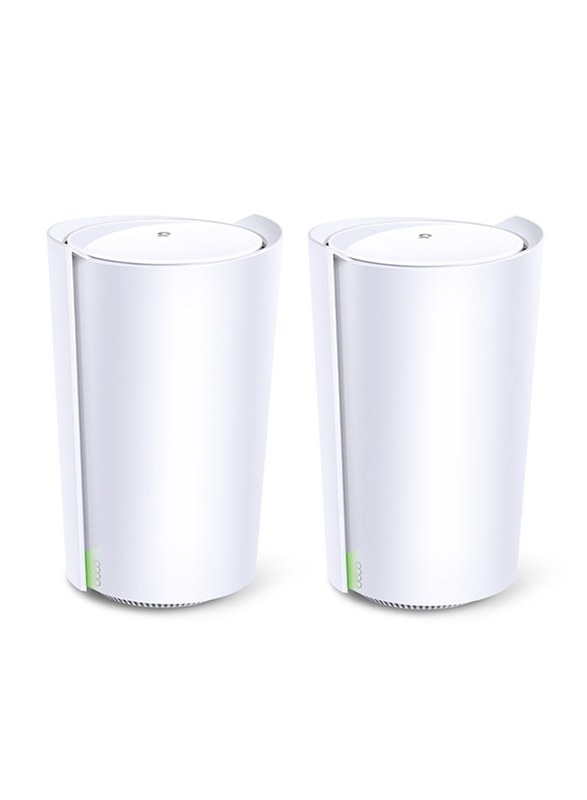 TP-Link 2-Piece Deco X90 AX6600 Whole Home Mesh Wi-Fi System Set, 2-Pack, White