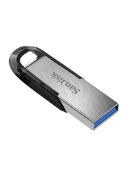 SanDisk 512GB Ultra Flair USB 3.0 Flash Drive, Silver/Black