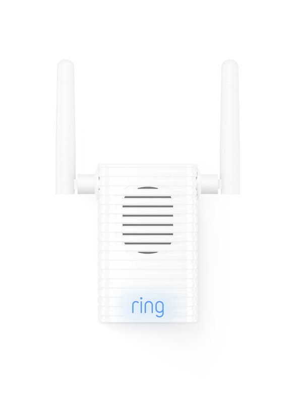 Ring Chime Pro Wi-Fi Extender and Indoor Chime for Ring Devices, White