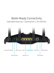 Asus RT-AX82U (AX5400) Dual Band WiFi 6 Gaming Router, Black