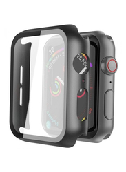 Hyphen HAW-BL407336 Protector Tempered Glass for Apple Watch 40mm, Black