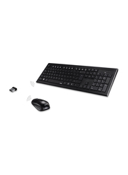 Hama Cortino Wireless English Keyboard & Mouse Set, Black