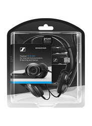 EPOS Wired PC 8 USB Stereo USB Gaming Headset, Black