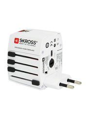 Skross MUV Universal Adapter Charger, White