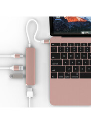 HyperDrive USB Type-C Hub with 4K HDMI Support for Apple MacBook, Rose