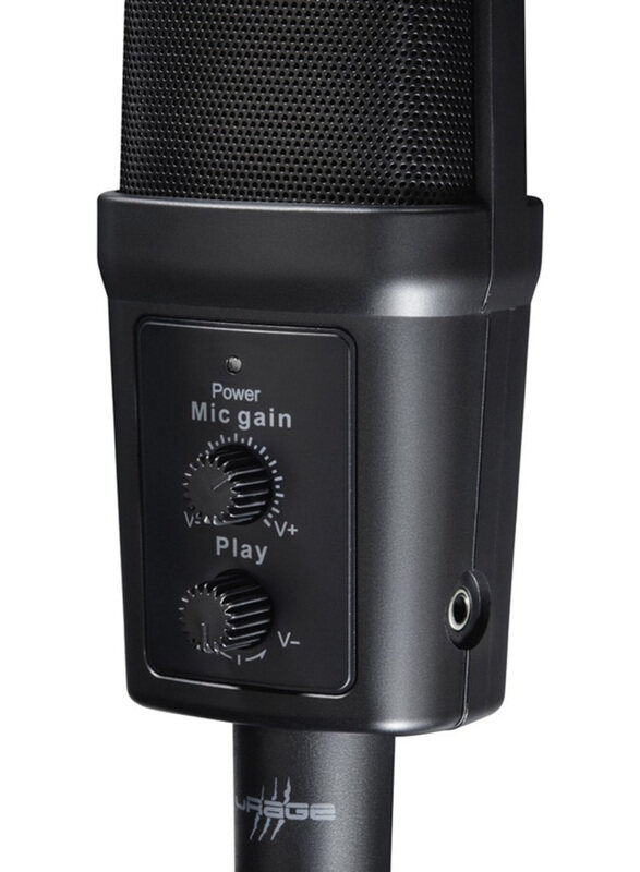 Hama Urage Mic Stream Revolution Gaming Microphone, Black