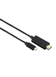 Hama USB Type-C Cable, HDMI Male to USB Type-C, Black