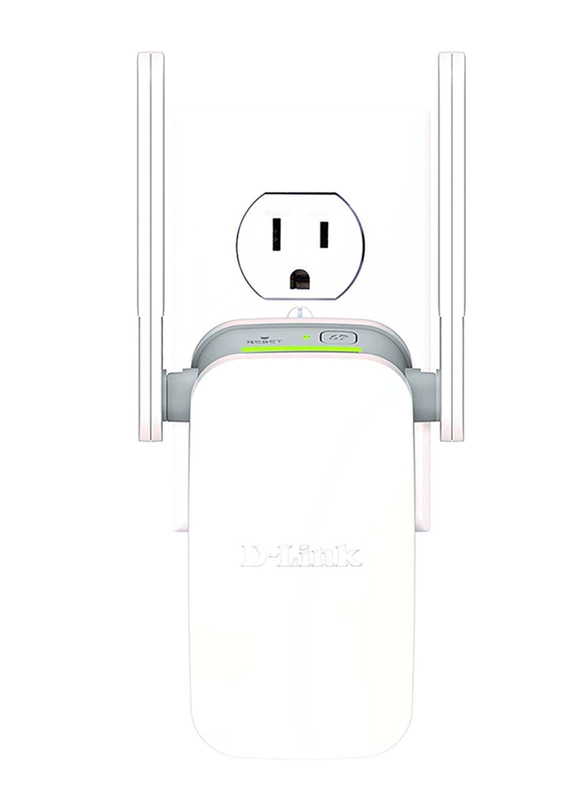 D-Link DL-DAP1530 Dual Band Wi-Fi Range Extender AC750, White