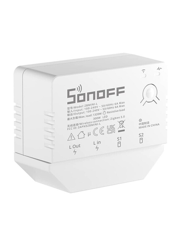 

Sonoff Zbmini-l Smart Switch, White