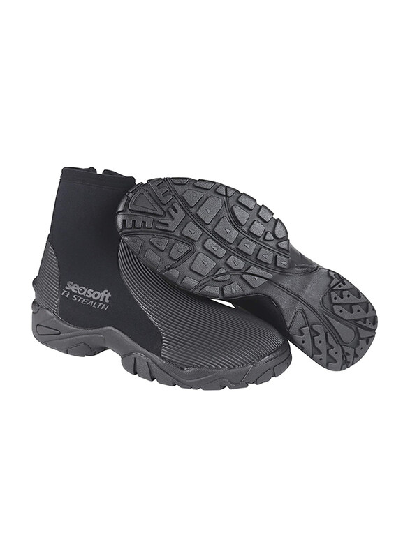 

SeasoftTI Stealth Boot Great for Scuba Divers & Watersports, Black