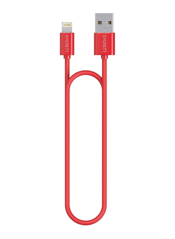 

Cygnett 1.2-Meter Lightning Round Charge and Sync Cable, High-Speed USB A Male to Lightning for Apple Devices, CY1474PCCSL, Red