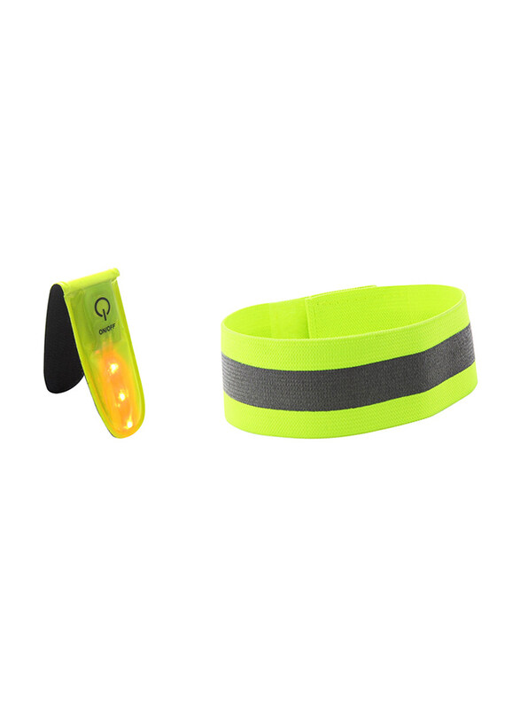 

Urban Moov UMREFLECT Reflective Safety Signal Kit with Armband And LED Clip, Yellow