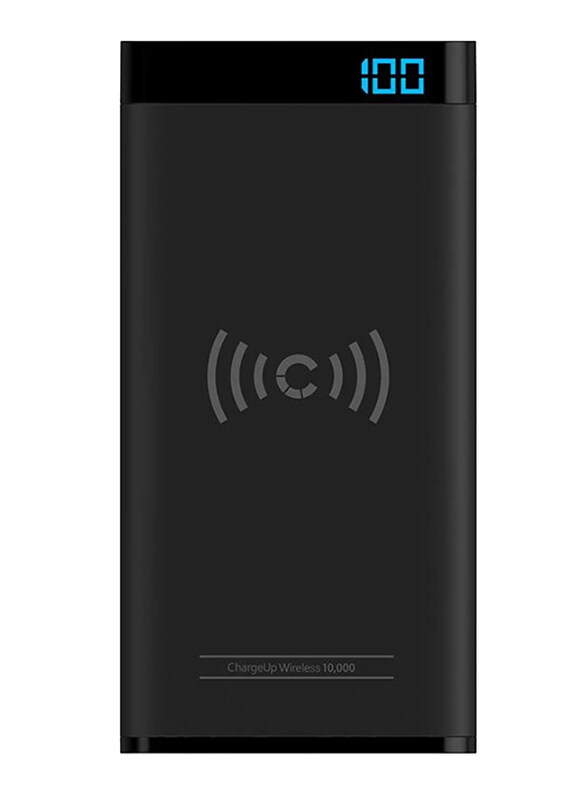 

Cygnett 10000mAh Wireless 2.4A Fast Charging Power Bank, Black
