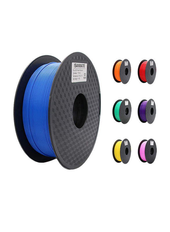 

iSanmate Blue PLA Resin 3D Printer Filament, 1.75mm