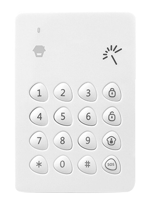 

Smanos WK7000 Wireless RFID Keypad, Anti-Tampering Home Security System, White