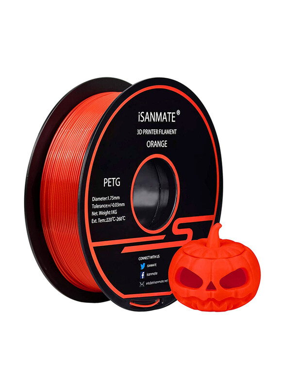 

iSanmate Orange PETG 3D Printer Filament, 1.75mm