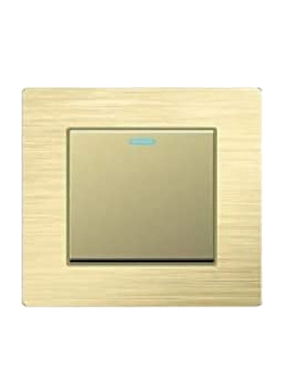 

Owon 1 Gang In-Wall Wi-Fi Smart Mechanical Switch, SLC610-1, Light Brown