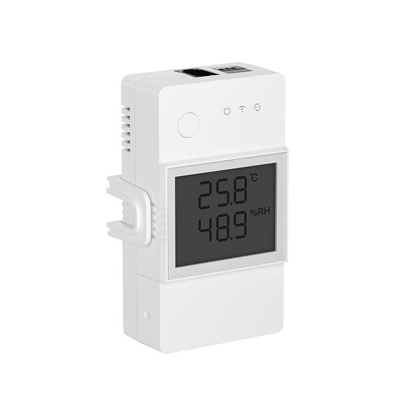 

SONOFF THR316D 16A Smart Temperature and Humidity Monitoring Switch Compatible with Alexa and Google Assistant RJ9 4P4C Interface