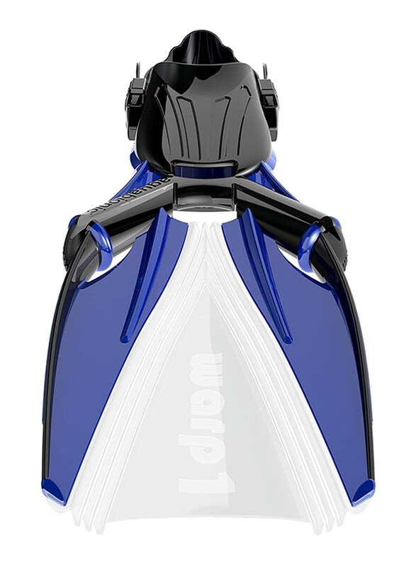 

Aquabionic Diving Equipment Open Heel Fins, Blue/White