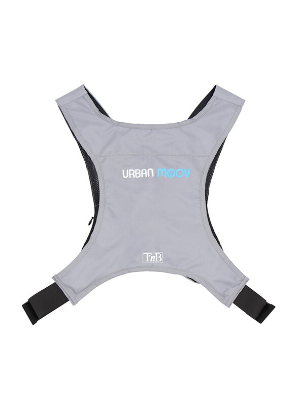 

Urban Moov UMVEST Reflective Adjustable/Elastic/With Closed Pocket Vest, Grey