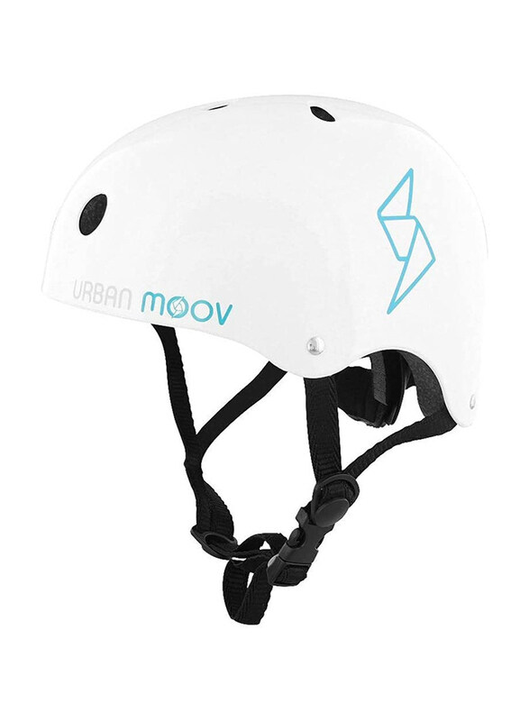 

Urban Moov UMHELMETS Protective Helmet For Kids, Small, White/Blue