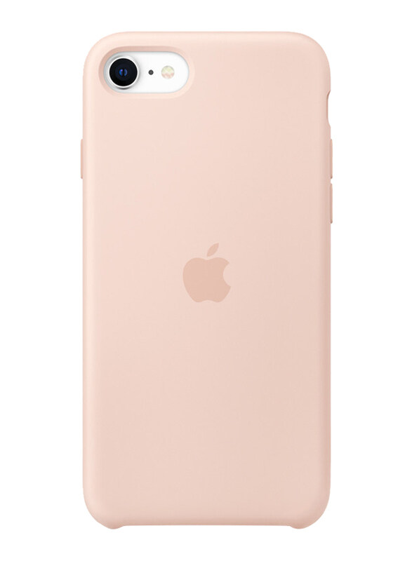 

Apple iPhone SE 2020 Silicone Mobile Phone Case Cover, Pink Sand