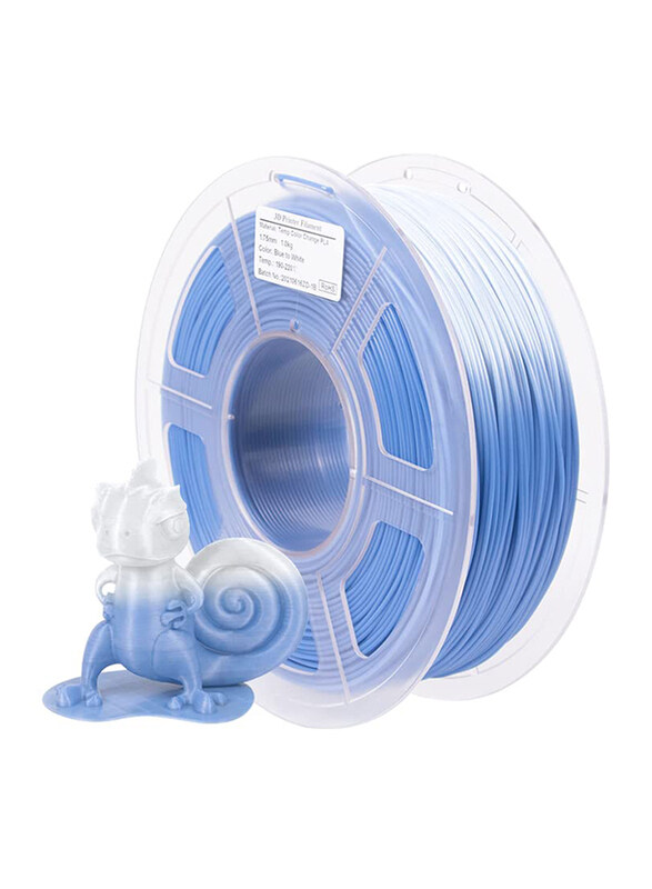 

iSanmate Blue/White PLA 3D Printer Filament, 1.75mm