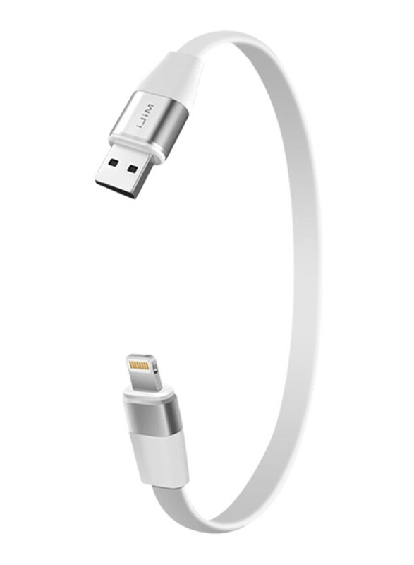 

Mili 20cm iData Multi-Functional 128GB Smart Storage Cable, USB Type A Male to Lightning for Apple Devices/PC, HI-D71-128GB, White