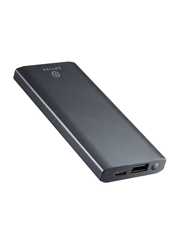 

Optiva 12000mAh Power Bank, OPB12PD, Dark Grey