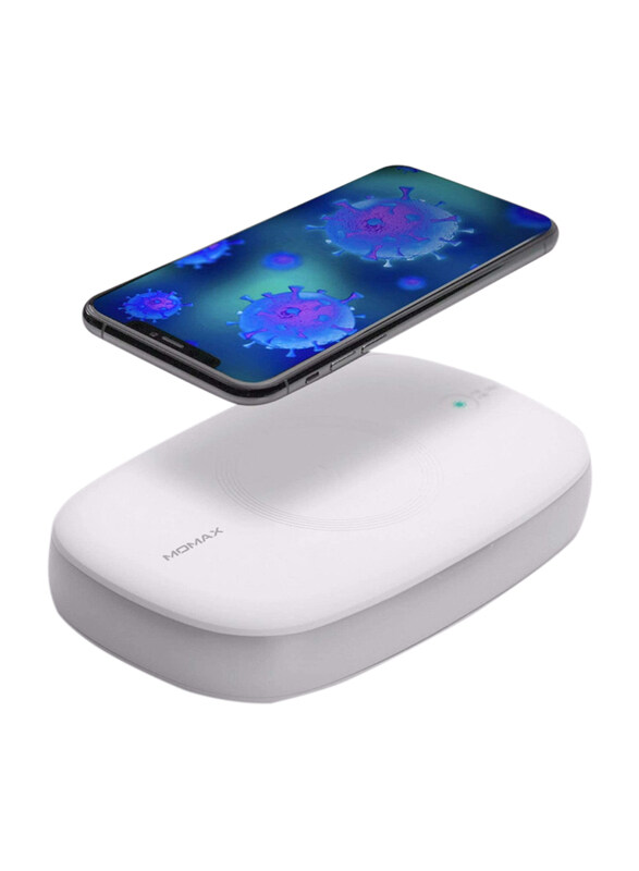 

Momax Q.UV Box Wireless Charging and UV Sanitizing Box, White