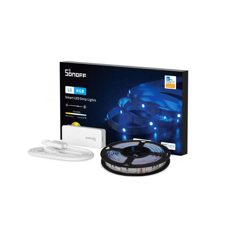 

Sonoff L3 RGB Smart LED Strip Lights IP20 Rating Multi Color