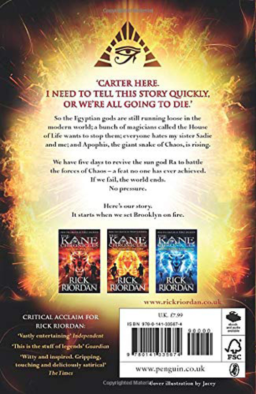 The Throne of Fire (The Kane Chronicles Book 2), Paperback Book, By: Rick Riordan