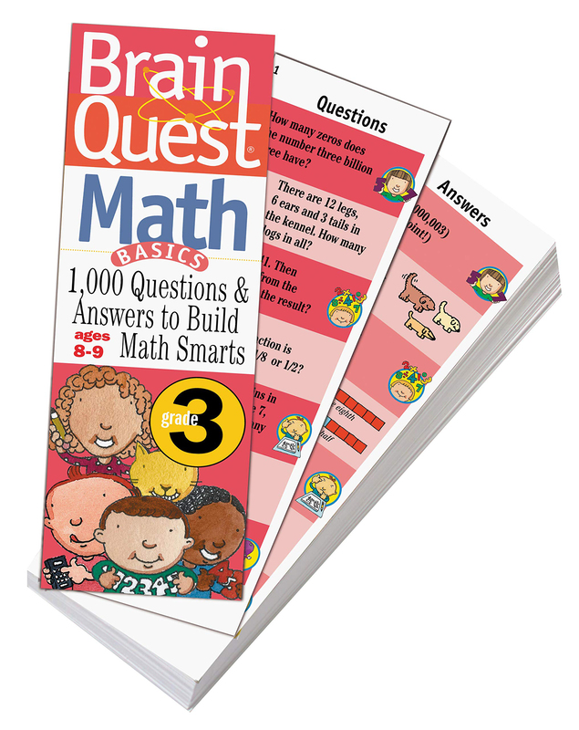 Brain Quest Grade 3 Math, Cards Book, By: Janet A Meyer
