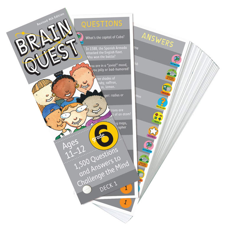 Brain Quest Grade 6 Revised 4th Edition, Cards Book, By: Chris Welles Feder and Susan Bishay
