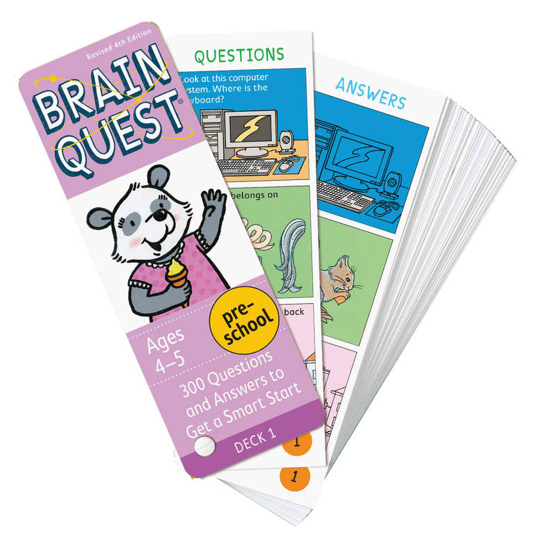 Brain Quest Preschool Revised 4th Edition, Cards Book, By: Chris Welles Feder and Susan Bishay