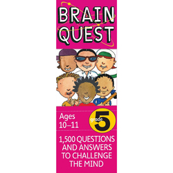 Brain Quest Grade 5 Revised 4th Edition, Cards Book, By: Chris Welles Feder and Susan Bishay