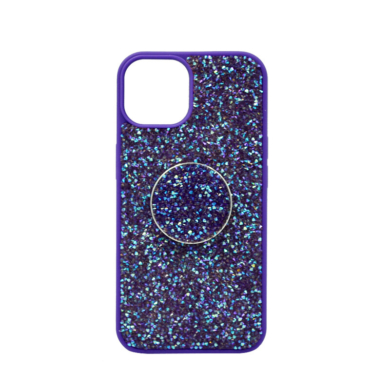 

Generic Isafe Bling Pop Up Hard Cover Iphone 14 Purple