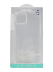 Eouro Apple iPhone 13 Silicone Mobile Phone Case, Transparent