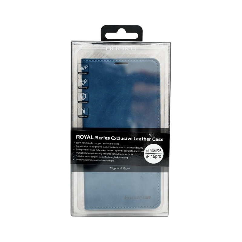 FORENBW BOOKCASE IPHONE 15 PRO BLUE