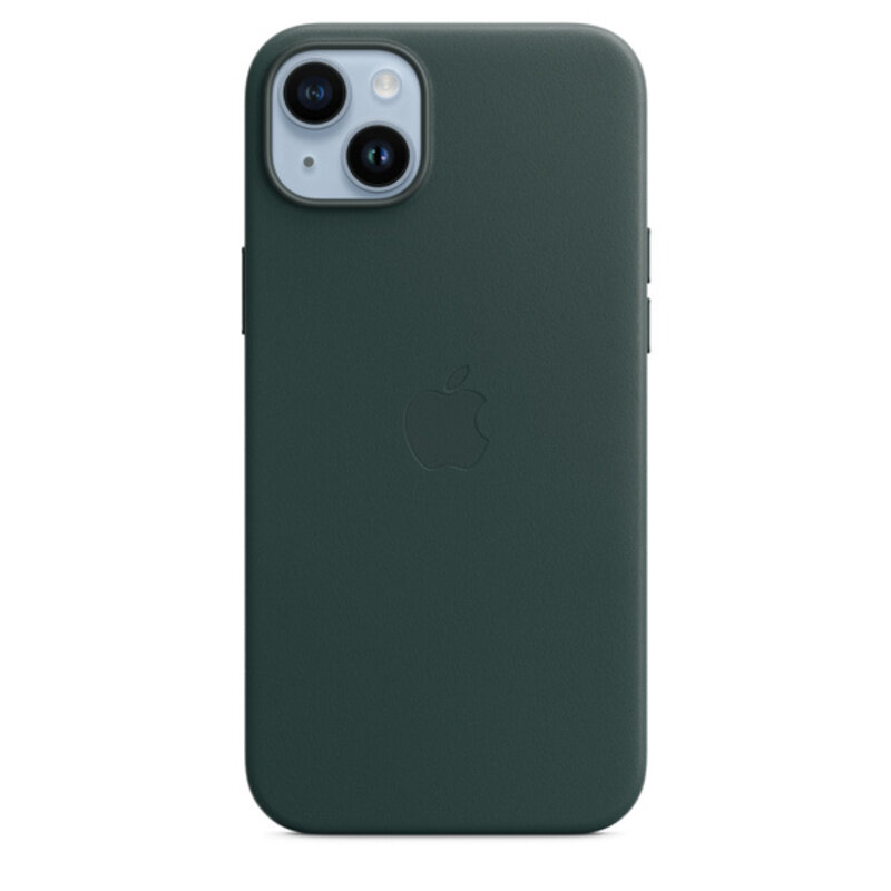 

N/a APPLE IPHONE 14 PLUS LEATHER CASE MPPA3Z FOREST GREEN WITH MAGSAFE