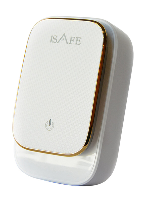 

iSafe 4 USB Port Lamp Home Charger, White