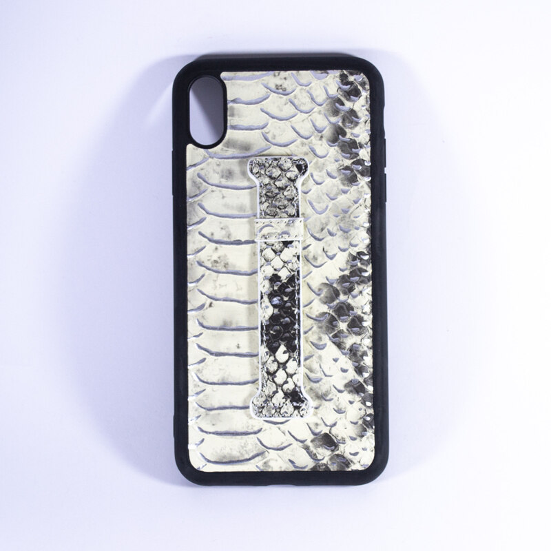

N/a ISAFE SIGNATURE SNAKE LEATHER RING BACK CASE IPHONE XS MAX BLACK