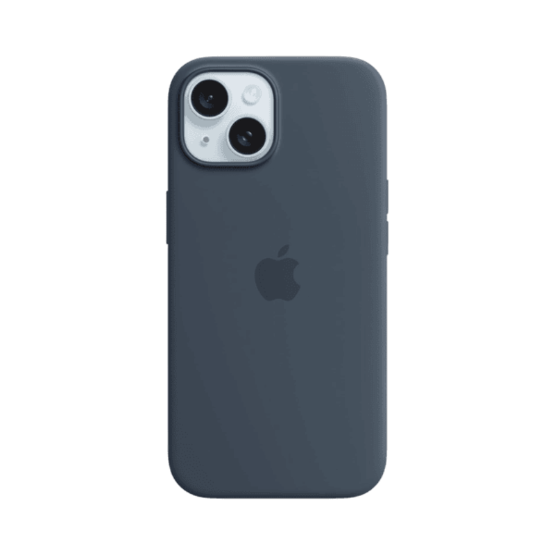 

N/a APPLE IPHONE 15 PLUS SILICONE CASE MT123ZM/A STORM BLUE WITH MAGSAFE
