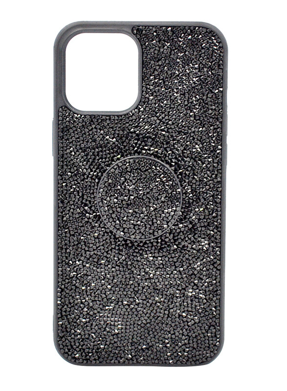 

iSafe Apple iPhone 13 Pro Max Bling Pop Up Hard Mobile Phone Case Cover, Black
