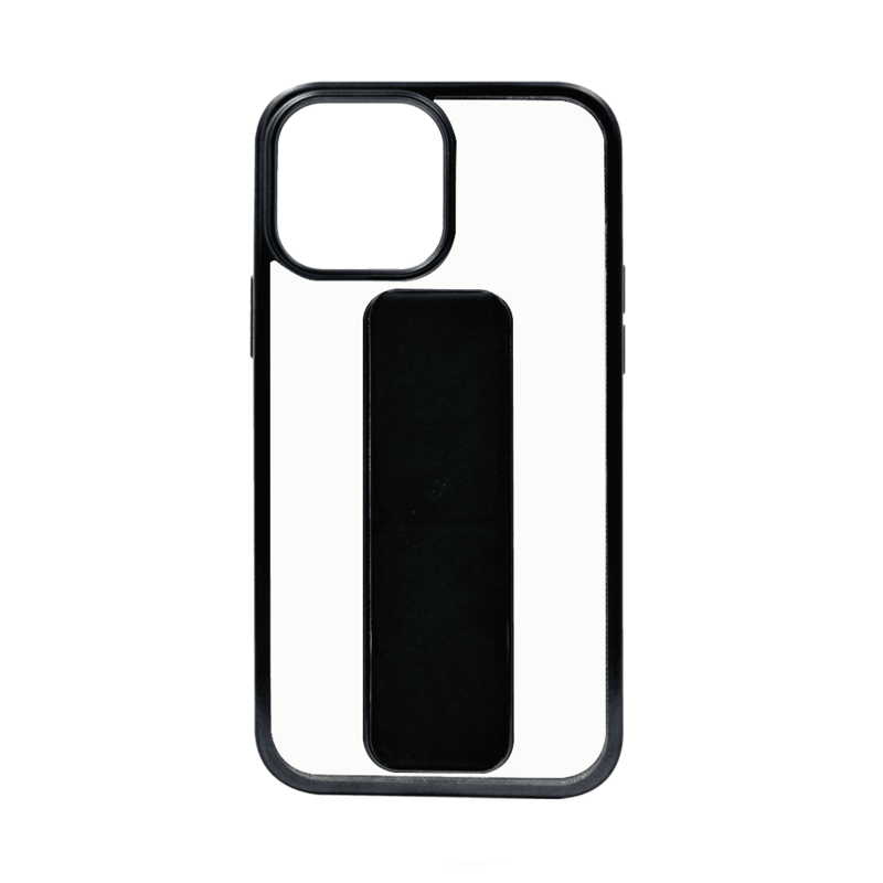 

N/a TRANSPARENT BACK COVER GRIP IPHONE 13 PRO MAX BLACK
